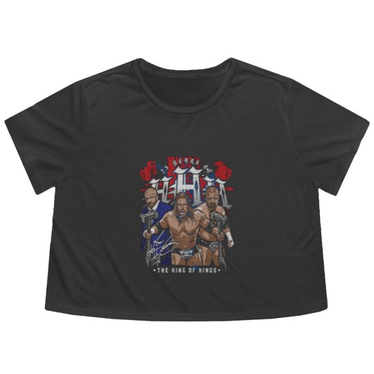 Discover Triple H 25 years Flowy Cropped Tees