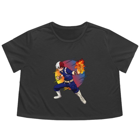 Discover Boku no hero academia - Shoto Todoroki - Shoto Todoroki - Flowy Cropped Tees