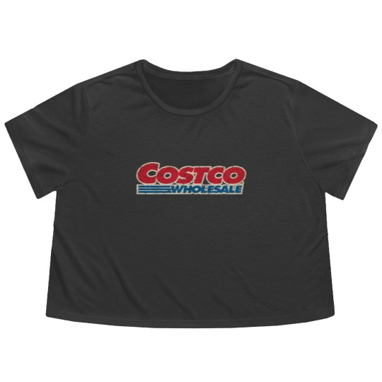 Discover Costco Wholesale 1997 Black Flowy Cropped Tees Flowy Cropped Tees
