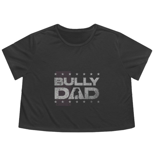 Discover Bully dog lover or american bulldog or American Bully Flowy Cropped Tees