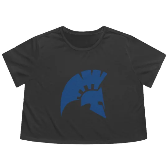 Discover Tacoma Community College Titans logo Flowy Cropped Tees