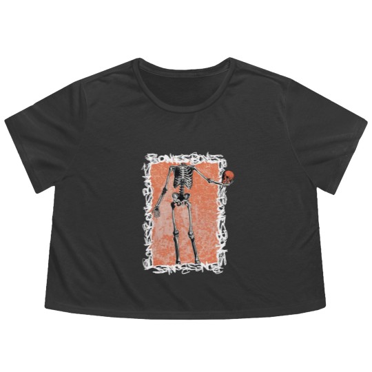Discover Vintage Bones Imagine Dragons Flowy Cropped Tees, Bones Imagine Dragons Flowy Cropped Tees