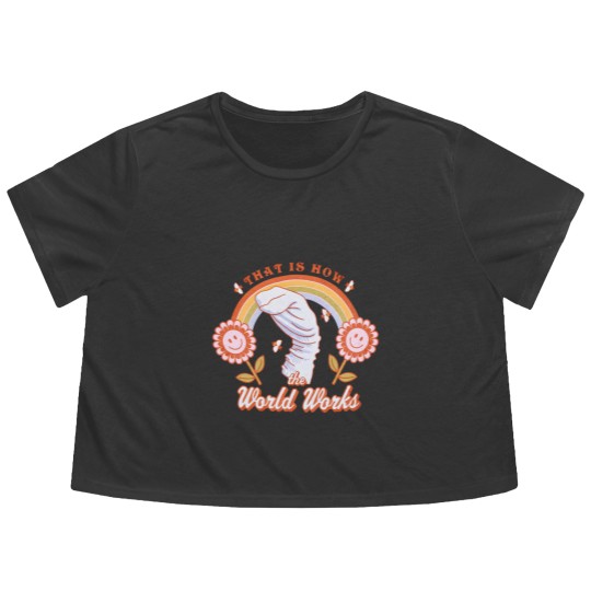 Discover Bo Burnham How The World Works Bo Burnham Merch Flowy Cropped Tees
