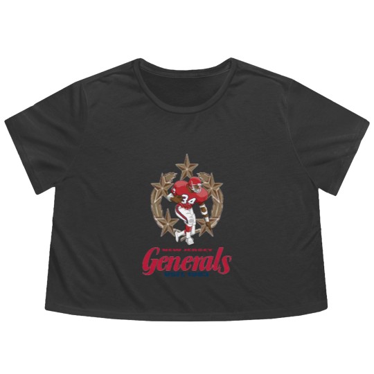 Discover USFL football new jersey generals  design Arizonna Wranglers Flowy Cropped Tees