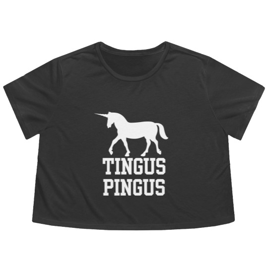 Discover Boston Basketball Fan Tingus Pingus Unicorn Flowy Cropped Tees