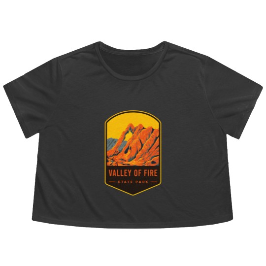 Discover Valley Of Fire State Park Flowy Cropped Tees