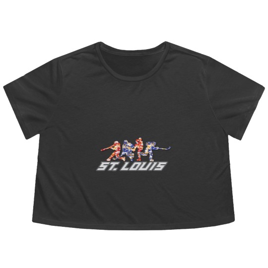 Discover St. Louis Sports Flowy Cropped Tees