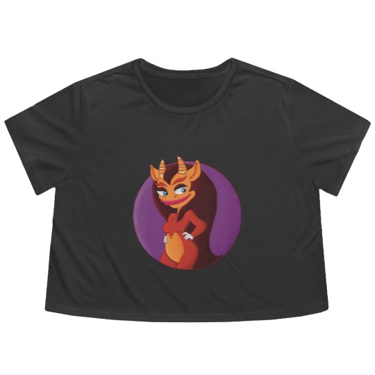 Discover Netflix Big Mouth Connie the Hormone Monstress Flowy Cropped Tees
