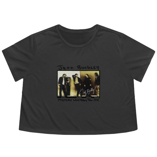 Discover Jeff Buckley Mystery White Boy Tour 1995 Music Tour Flowy Cropped Tees