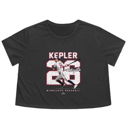 Discover Number And Portrait Max Kepler Minnesota Mlbpa Flowy Cropped Tees