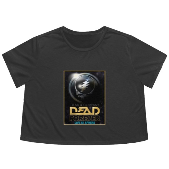 Discover Dead & Company Sphere Flowy Cropped Tees, Dead and Company Tour Flowy Cropped Tees