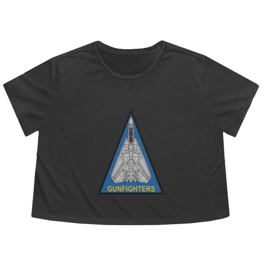 Discover Tomcat VF-124 Gunfighters Flowy Cropped Tees