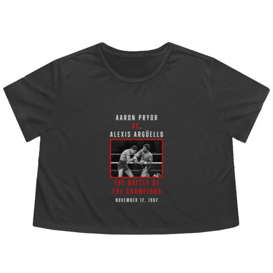 Discover aaron pryor vs alexis arguello Flowy Cropped Tees