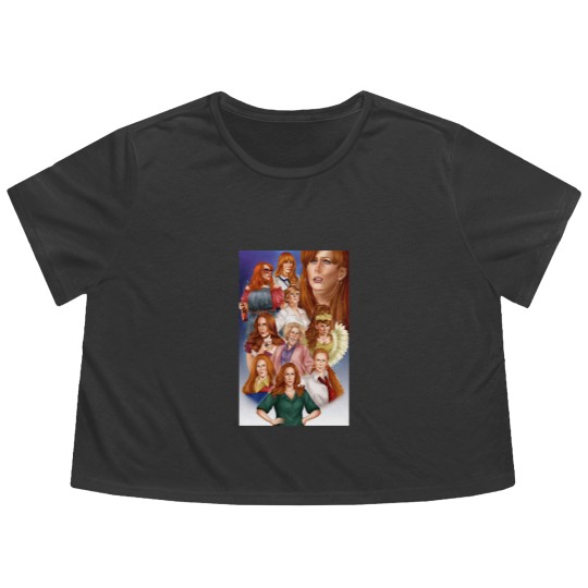 Discover Catherine Tate Flowy Cropped Tees