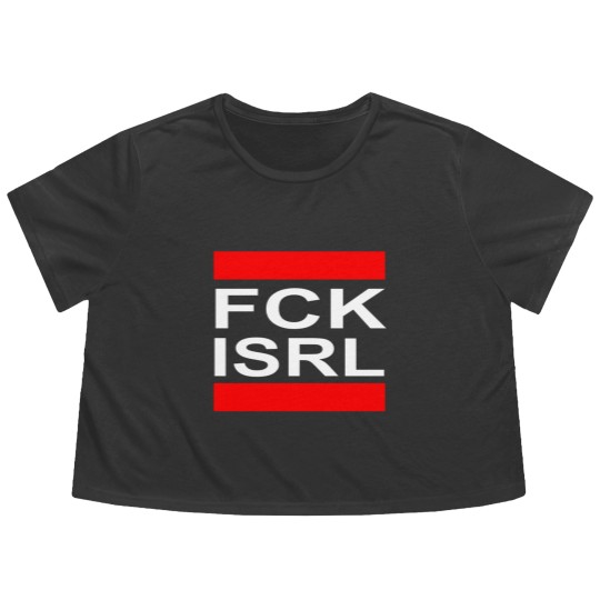 Discover Fck Isrl - Free Palestine - Boycott Israel dance Flowy Cropped Tees