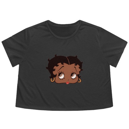 Discover Betty Boop Flowy Cropped Tees
