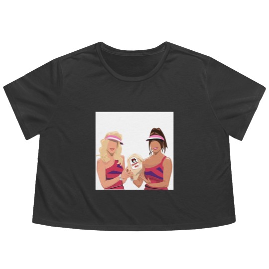 Discover SNL Super Showcase Maya Rudolph and Kristen Wiig Flowy Cropped Tees