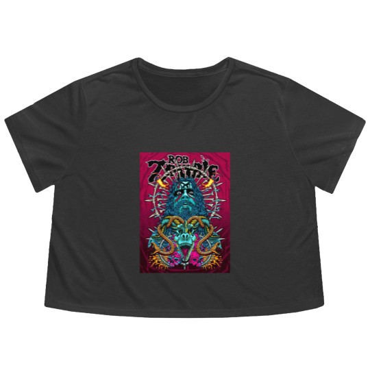 Discover rob zombie Flowy Cropped Tees