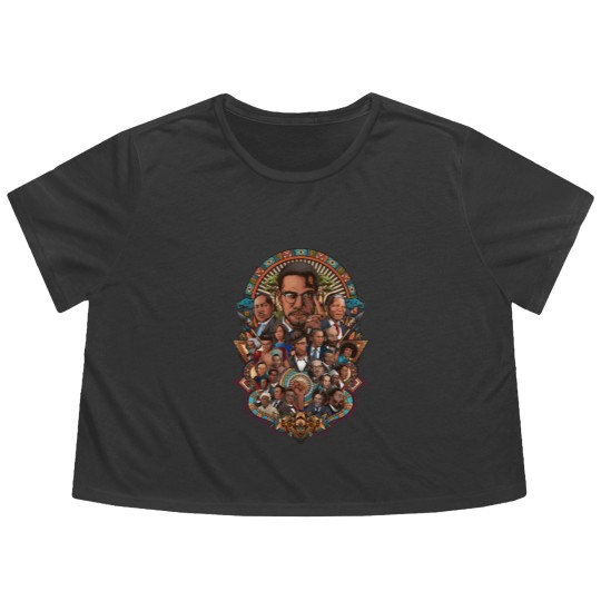 Discover Black History Month Flowy Cropped Tees, Black History Flowy Cropped Tees