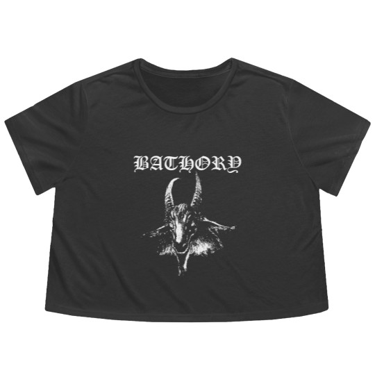 Discover Bathory Goat Flowy Cropped Tees