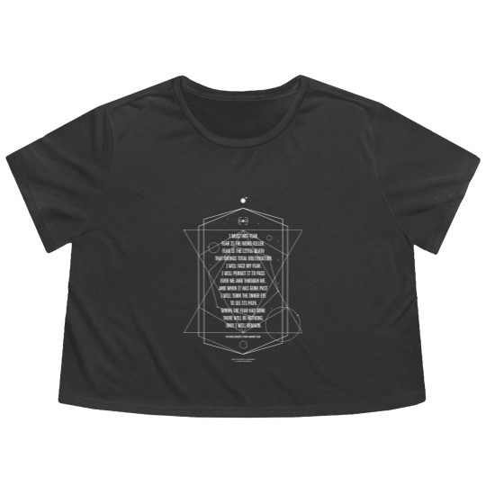 Discover Bene Gesserit Litany Flowy Cropped Tees