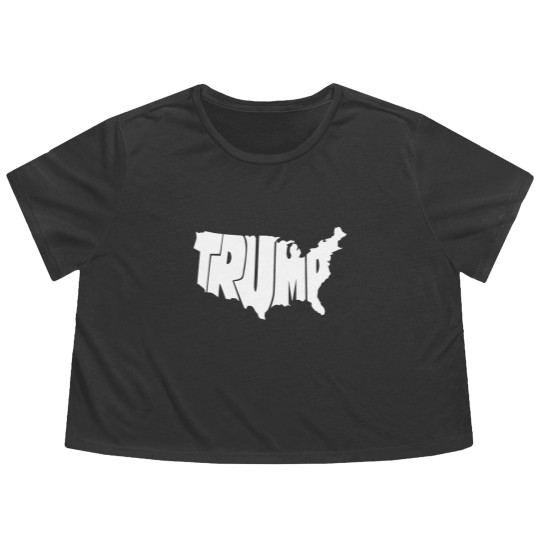 Discover Trump Flowy Cropped Tees, FJB , President Trump Flowy Cropped Tees, Trump USA Map Flowy Cropped Tees, Trump Flag, Trump Flag Flowy Cropped Tees