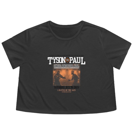 Discover Jake Paul Vs Mike Tyson Boxing Flowy Cropped Tees
