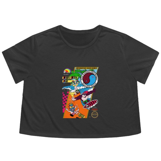 Discover T C Town and Country Surf Designs Vintage Replica Flowy Cropped Tees