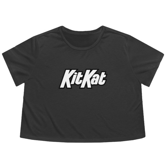 Discover Kit Kat Chocolate Candy Food Cool Worn Funny Flowy Cropped Tees
