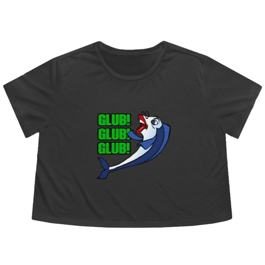 Discover The Incredible Mr. Limpet Glub Glub Glub Flowy Cropped Tees