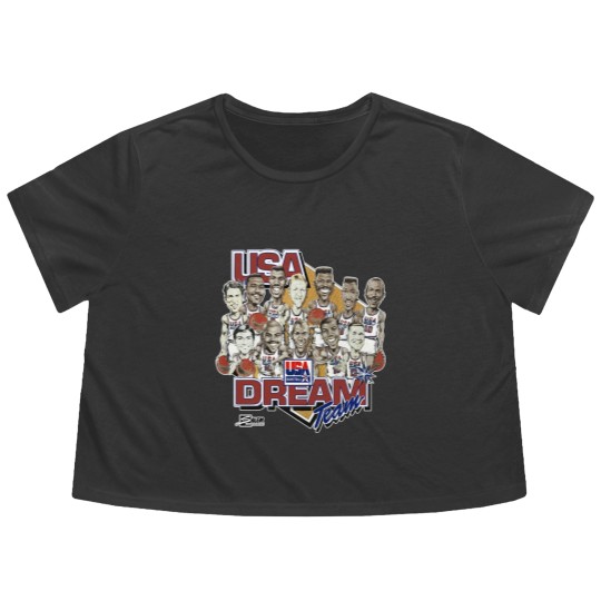 Discover The Dream Team 92 Flowy Cropped Tees