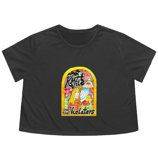 Discover Kurt Vile Flowy Cropped Tees