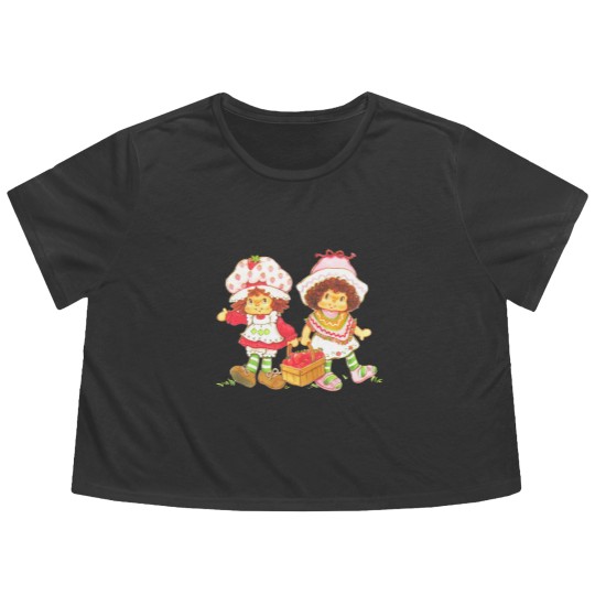 Discover Strawberry Shortcake & Cafe Ole Flowy Cropped Tees, Have A Berry Nice Day Flowy Cropped Tees, Cartoon Nostalgia Flowy Cropped Tees, Love Strawberry Kid Flowy Cropped Tees