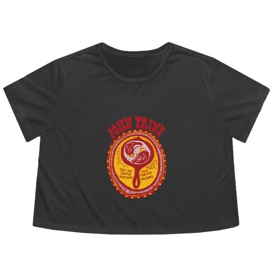 Discover John and Prine John and Prine John and Prine Flowy Cropped Tees