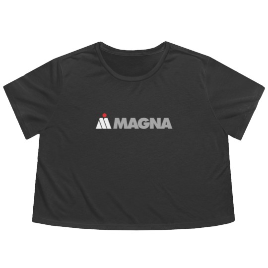 Discover Magna Logo Flowy Cropped Tees