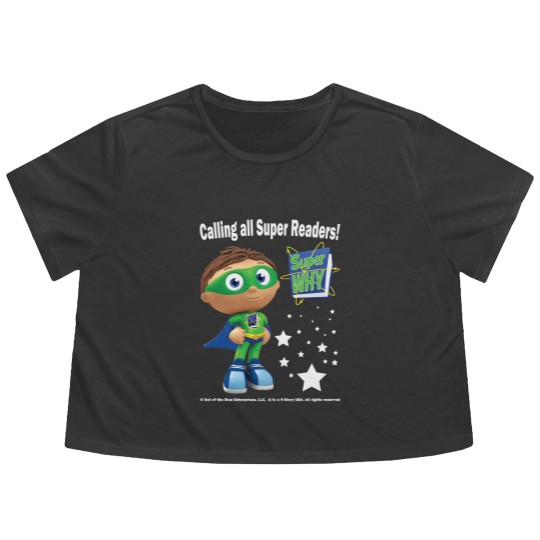 Discover Calling all Super Readers! Super Why Flowy Cropped Tees