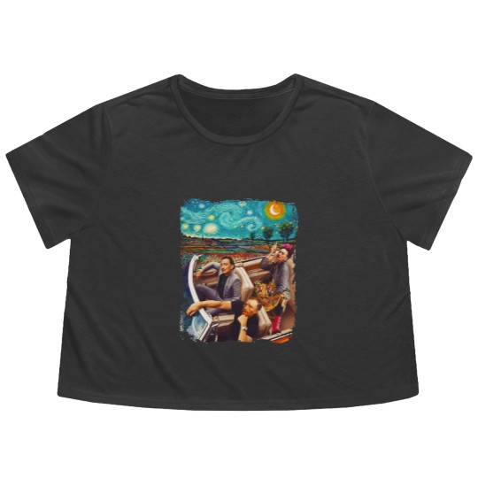 Discover Vincent-Van-Gogh-Frida-Salvador-Dali-Banksy-car    .png Flowy Cropped Tees