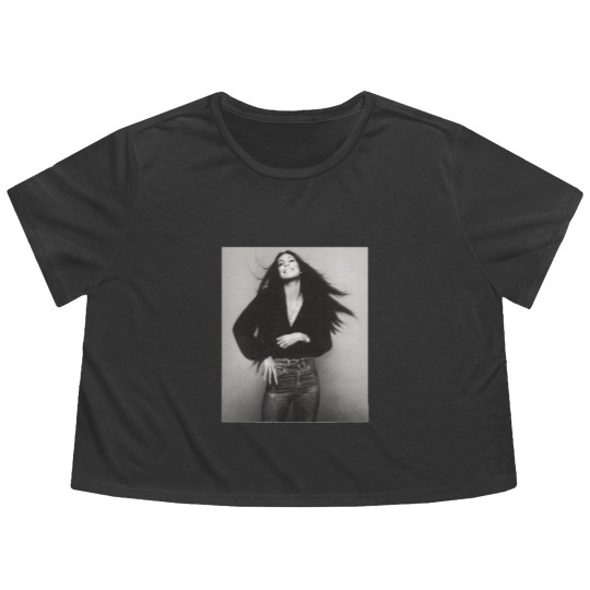 Discover Retro Cher's Gift Men Women Flowy Cropped Tees