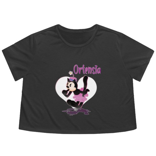 Discover Ortensia Love Flowy Cropped Tees