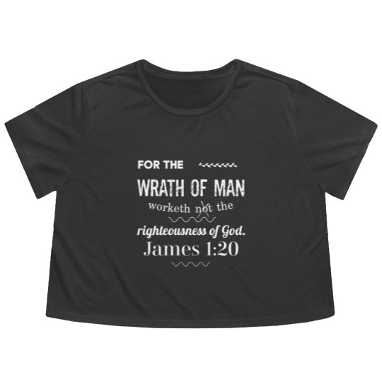 Discover For the wrath of man... Flowy Cropped Tees