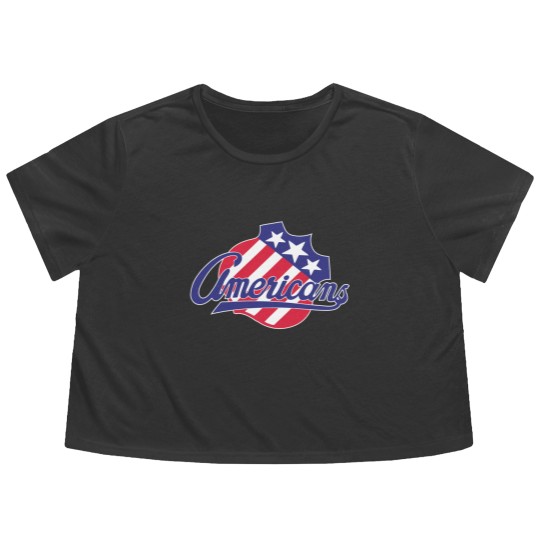 Discover Rochester Americans Ice Hockey Flowy Cropped Tees