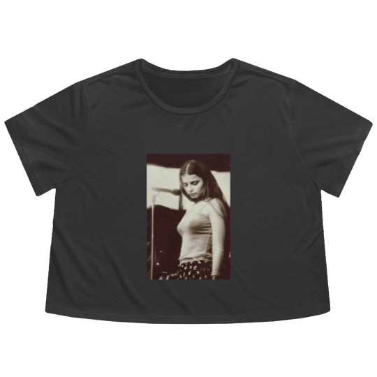 Discover Hope Sandoval Edit Flowy Cropped Tees