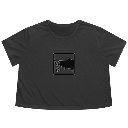 Discover fishing - Fishing - Flowy Cropped Tees