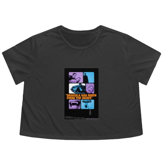 Discover Dracula Has Risen from the Grave 1969 Flowy Cropped Tees