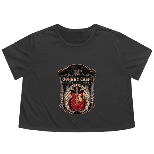 Discover Johnny Cash Flowy Cropped Tees. Johnny Cash Mugshot