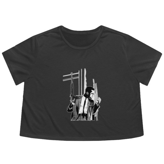 Discover Malcolm Shabbaz X Flowy Cropped Tees