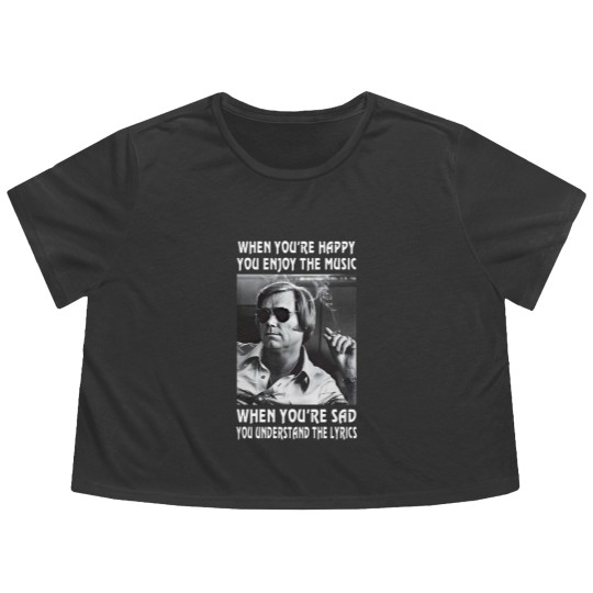 Discover George Jones Retro George Flowy Cropped Tees