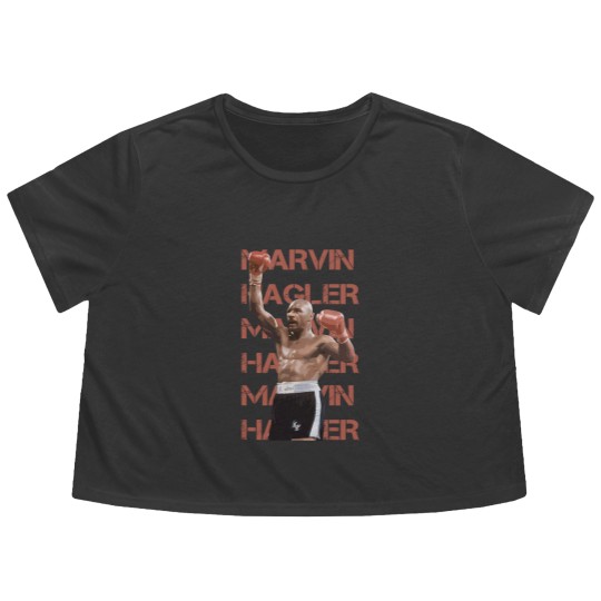 Discover marvin hagler - marvin hagler - Marvin Hagler - Flowy Cropped Tees