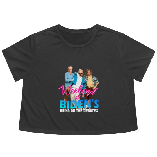 Discover Biden at Weekend Biden at Weekend Abolish Malarkey Abolish Malarkey Flowy Cropped Tees
