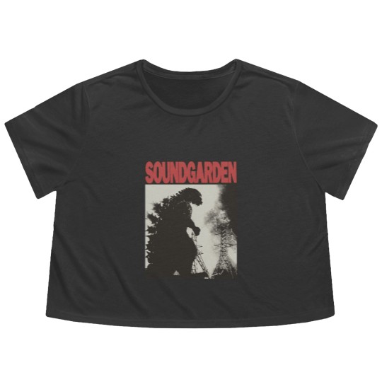 Discover Vintage Soundgarden Flowy Cropped Tees - Rock Music Flowy Cropped Tees - Chris Cornell